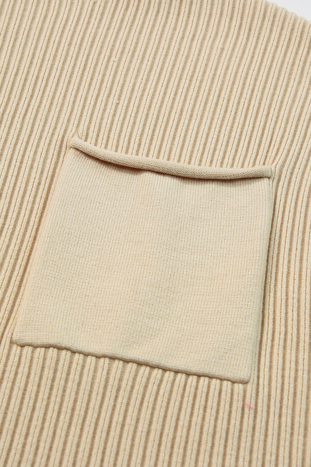 Oatmeal Short Sleeve Sweater