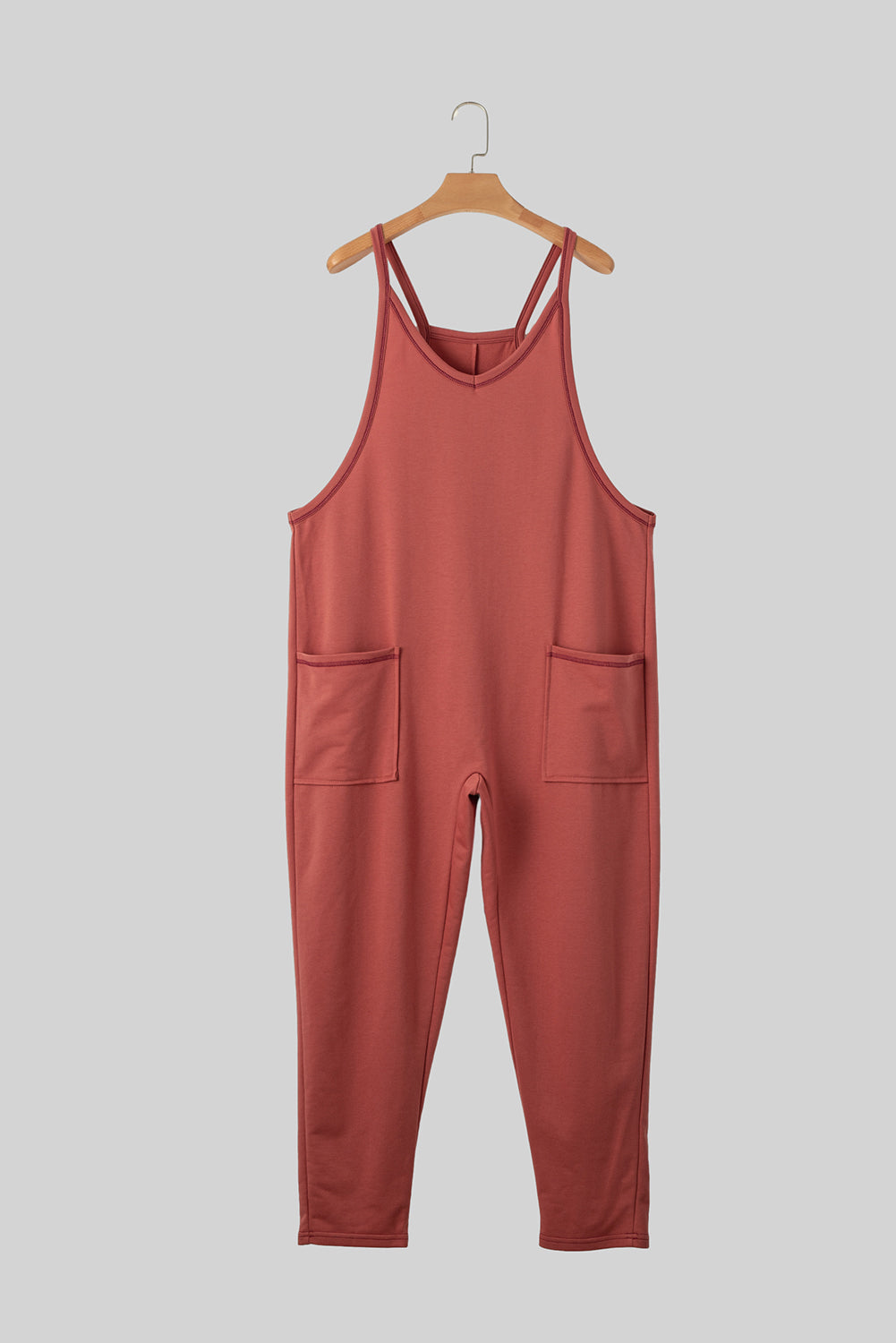 Solid Color Jumpsuit