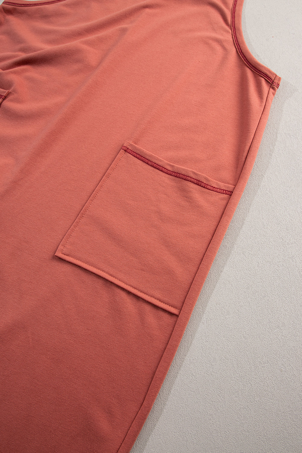 Solid Color Jumpsuit