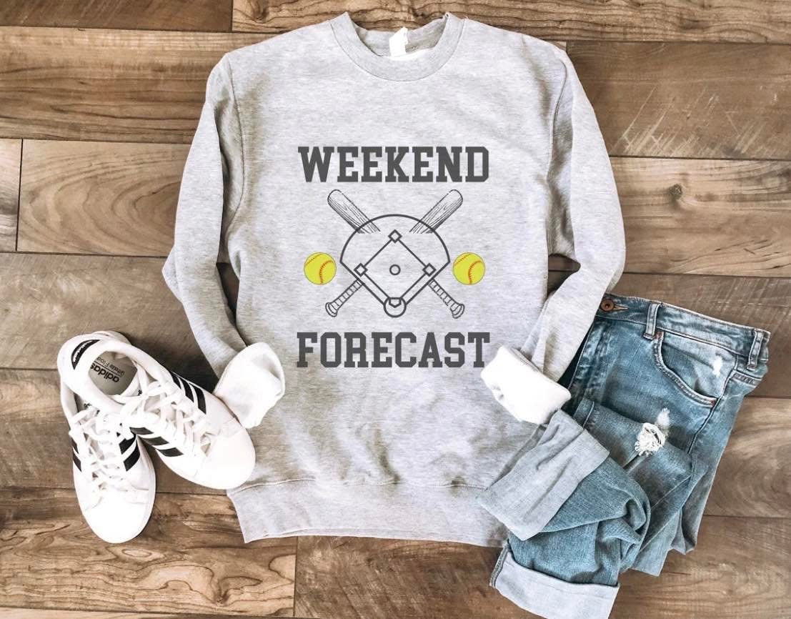 Weekend Forecast Crewneck Softball