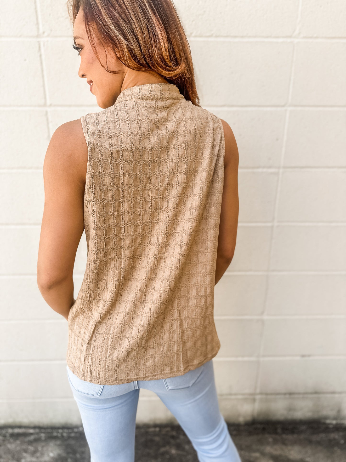 Neutral Texture Top