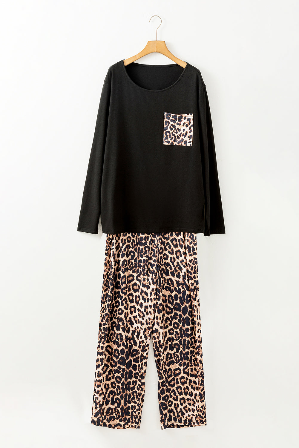 Leopard Plus Size Pajama Set