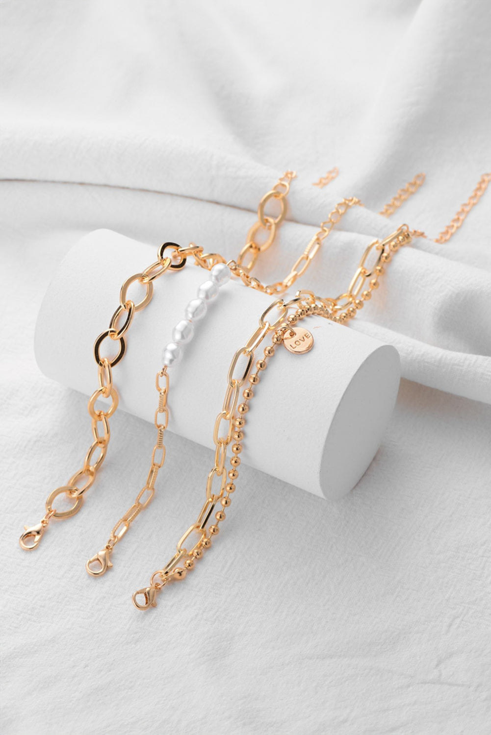 Love Chain Bracelet Set