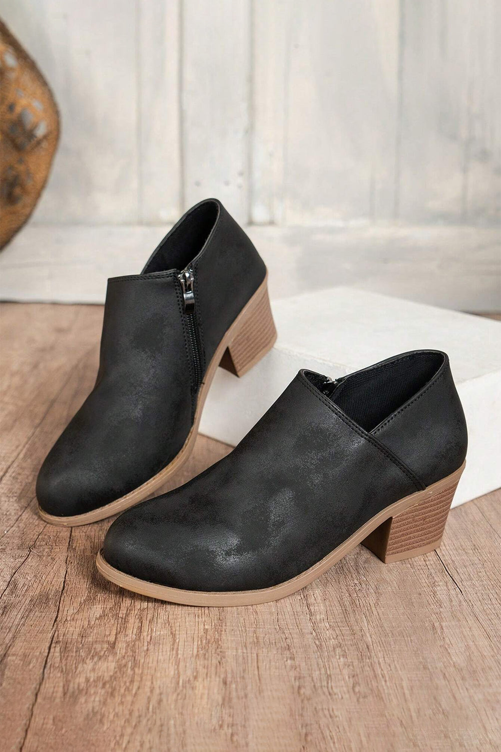 Addison Suede Booties