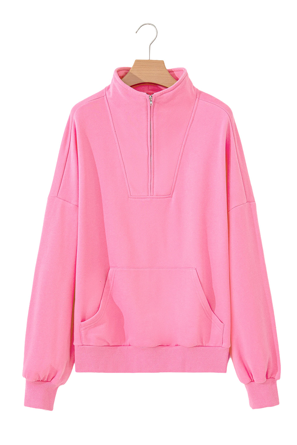 Quarter Zip Pocket Sweatshirt