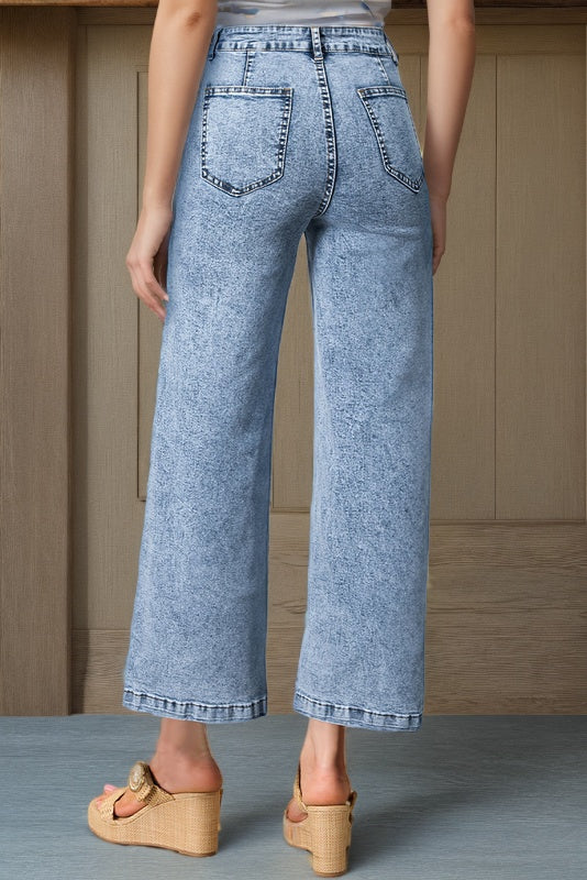 Stylish Crop Jeans in Plus Size Too
