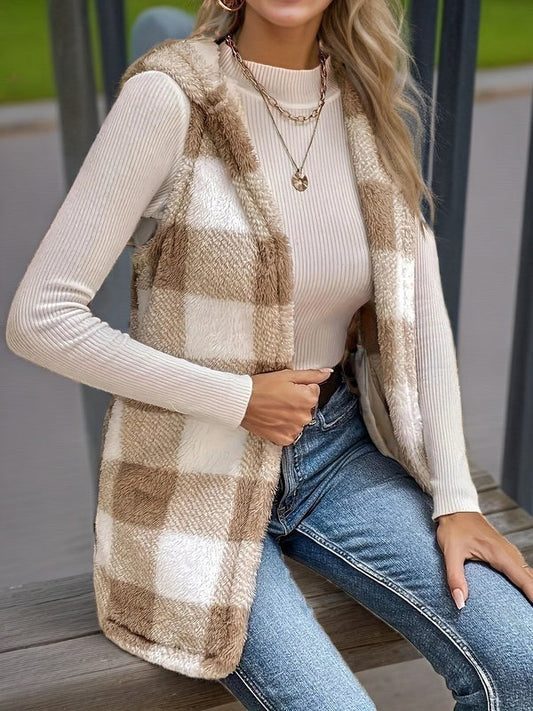 Cozy Fleece Vest Coat