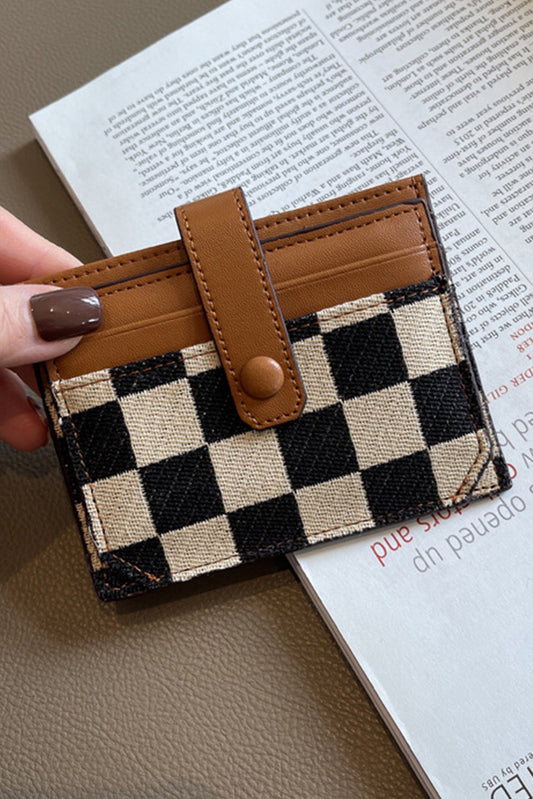 Checkered Wallet