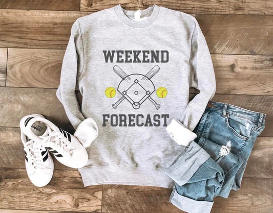 Weekend Forecast Crewneck Softball