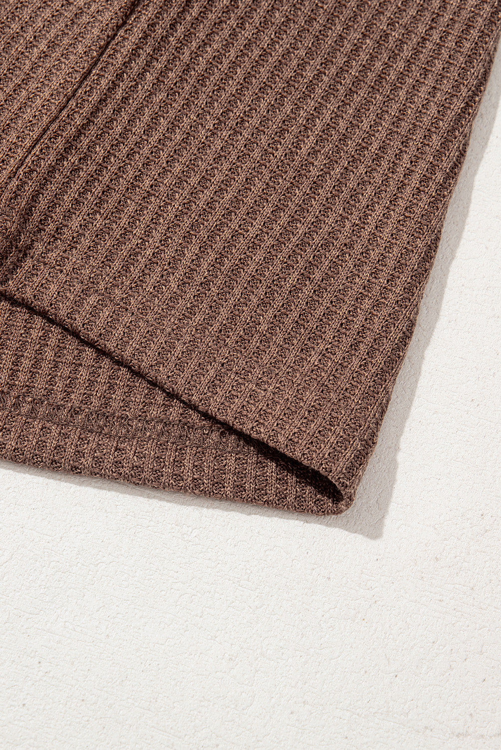 Waffle Floral Sleeve Top