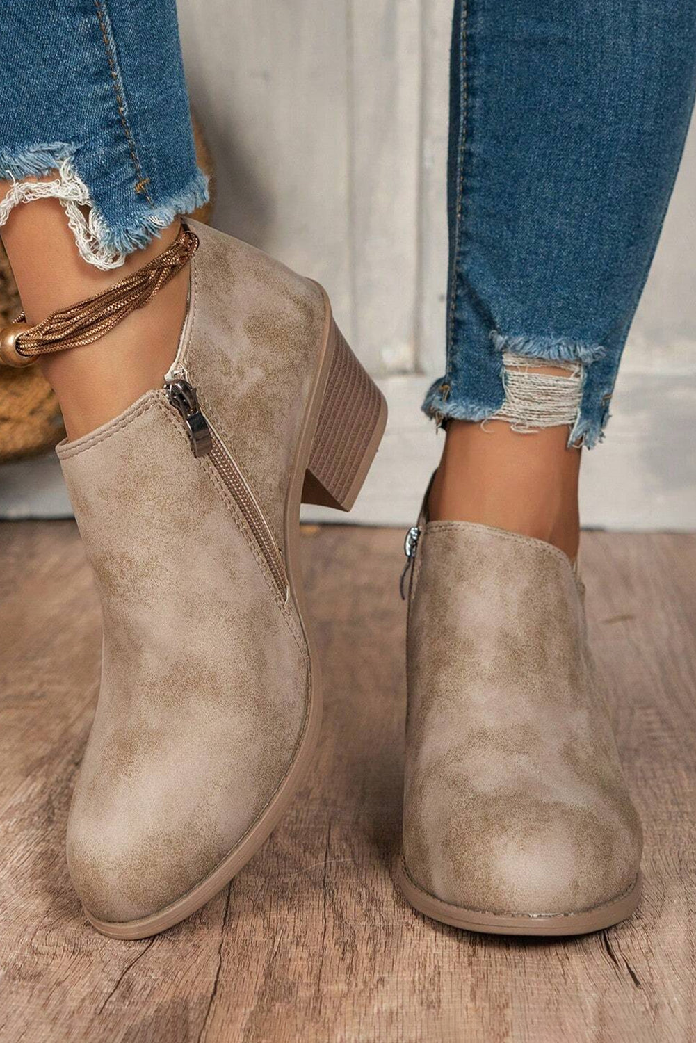 Addison Suede Booties